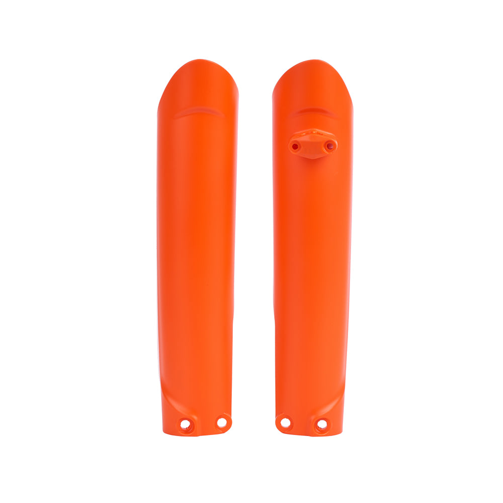 Polisport Plastic Lower Fork Guards For KTM XC-F 350 2015-2018 Orange